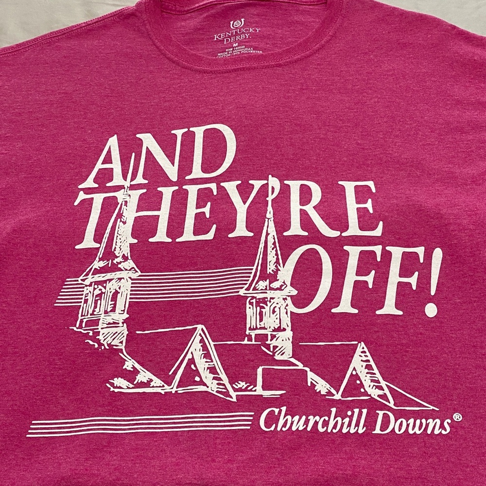Kentucky Derby Pink Graphic T-Shirt